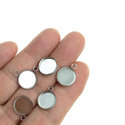 Cabujón Camafeo Liso Chico 13,5mm