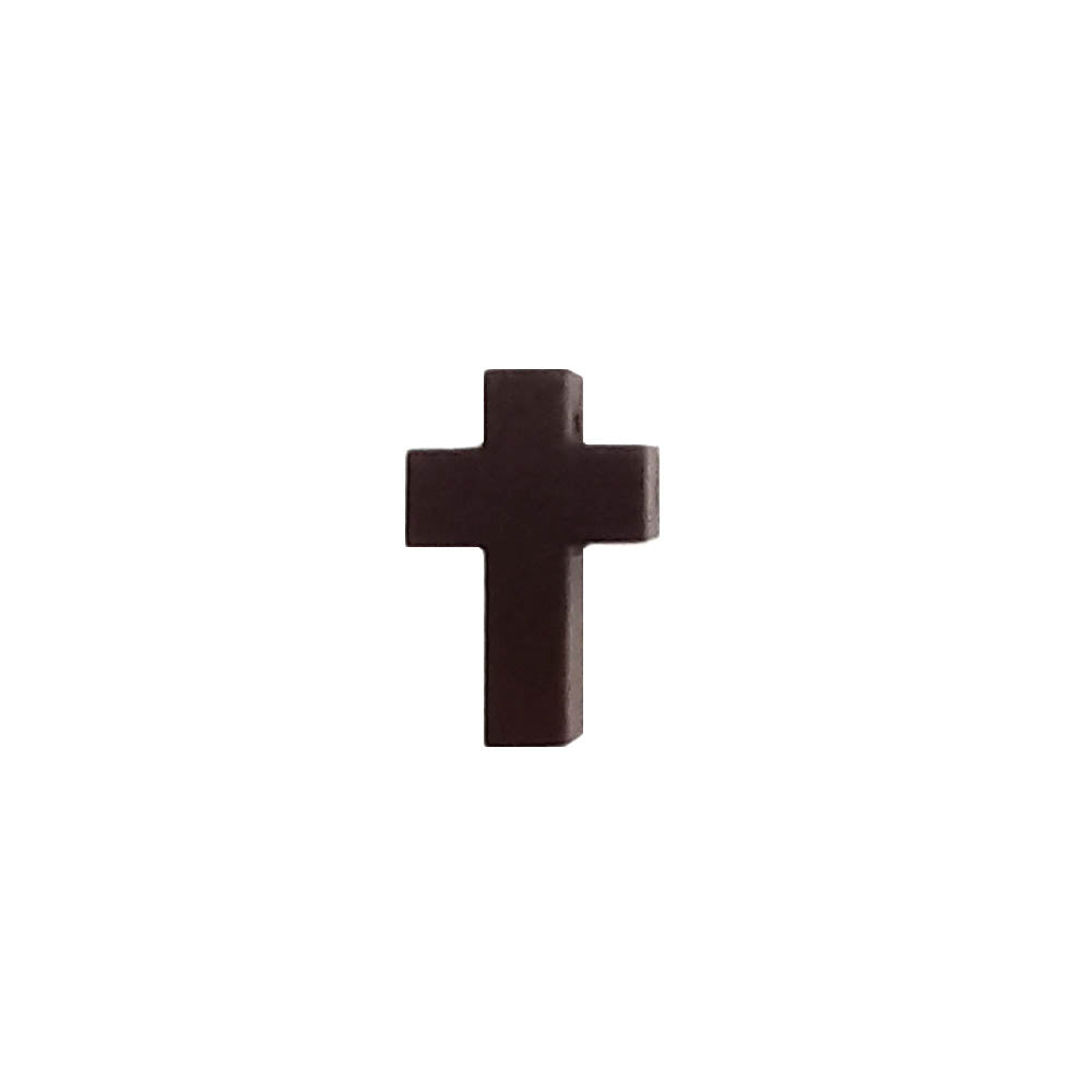 cruz cafe oscuro colgantes