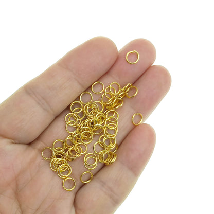 Argolla de Unión 6mm Color Dorado A