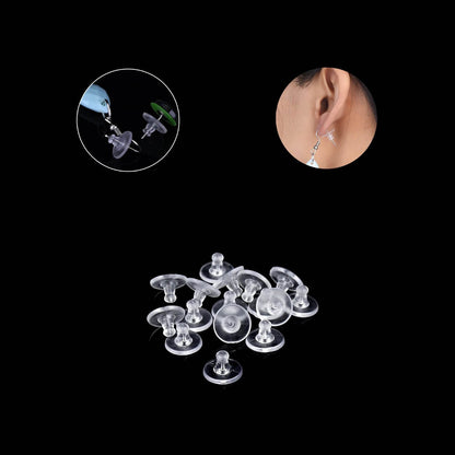 Topes De Aros Disco Silicona - Bisuteria