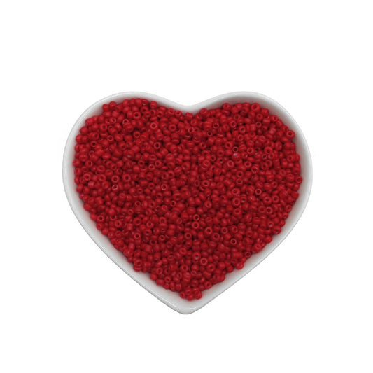 Mostacillas Rojo Opaco