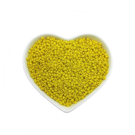 mostacillas amarillo