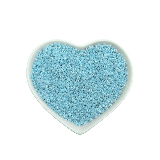 mostacillas pastel celeste