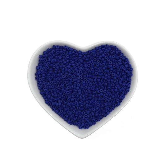 mostacilla mate azul