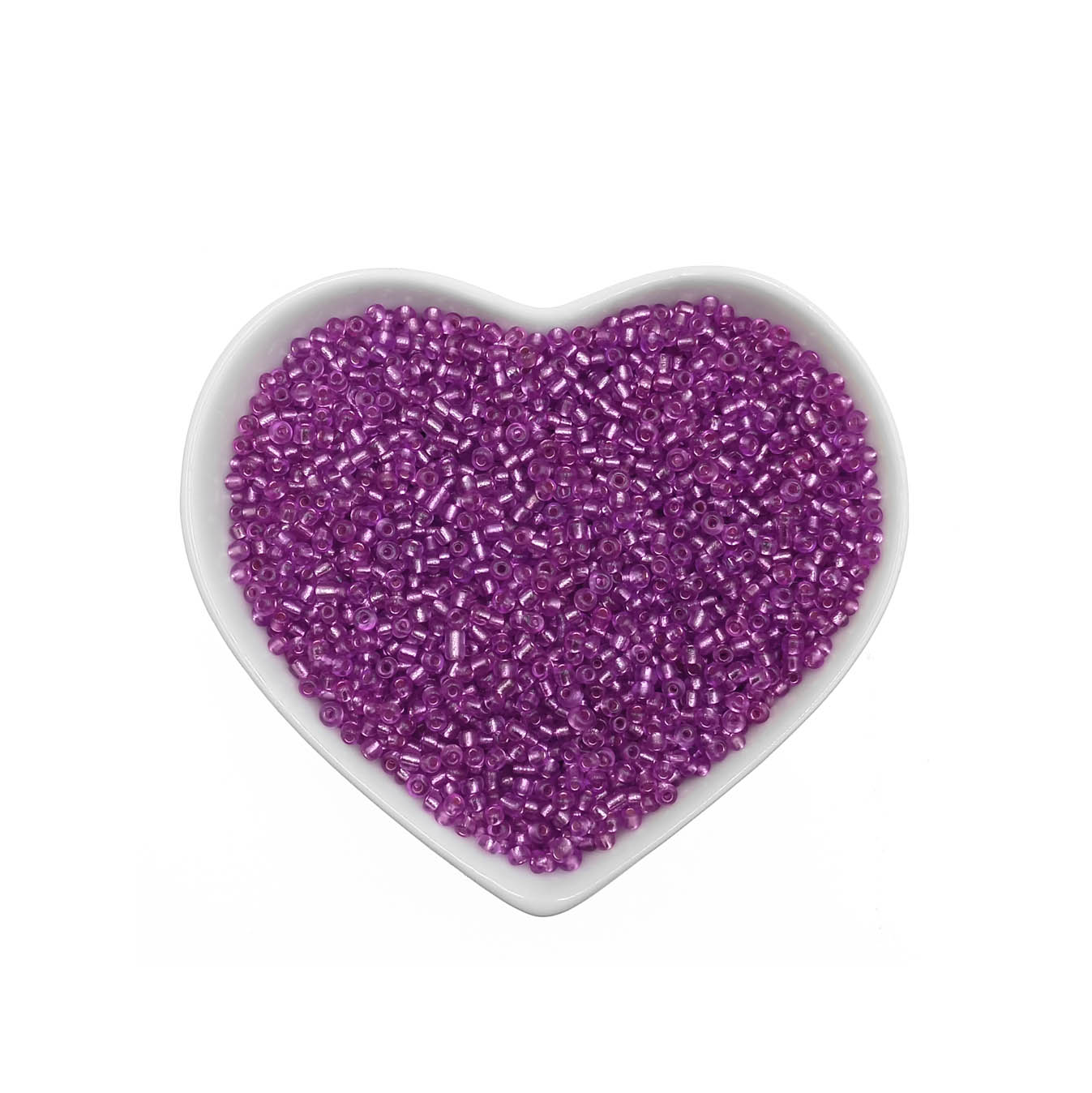 mostacillas purpura morado