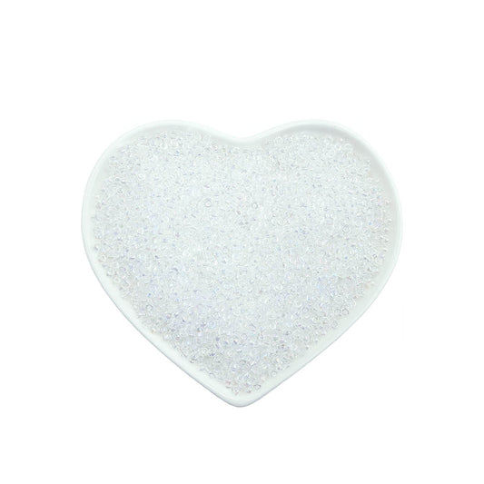 mostacillas transparente tornasol