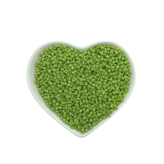 mostacilla verde claro opaco