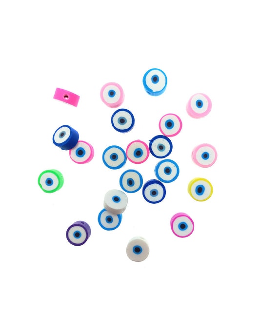 Cuentas de Fimo Arcilla Ojo Turco - Bisuteria