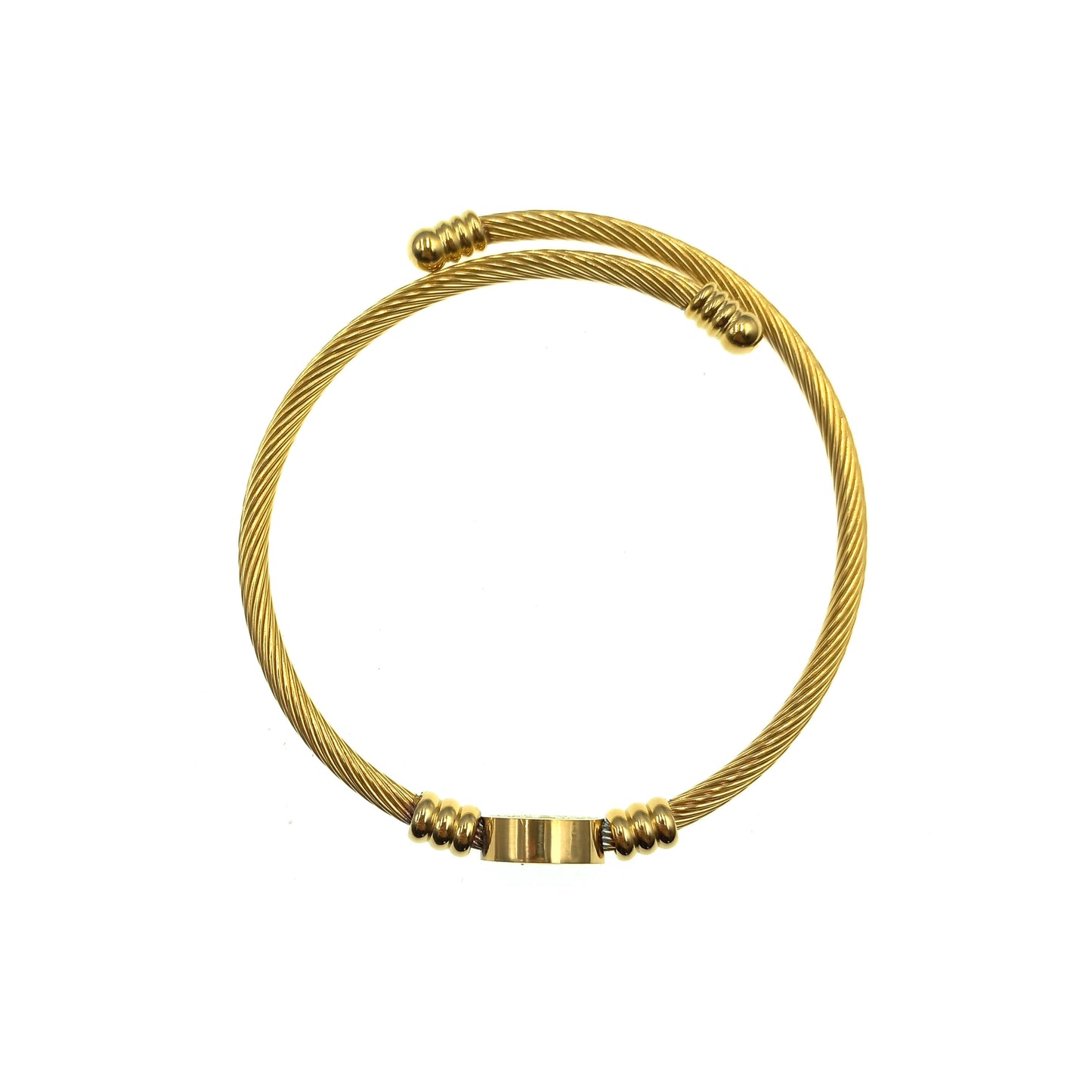 Pulsera San Benito Dorado.