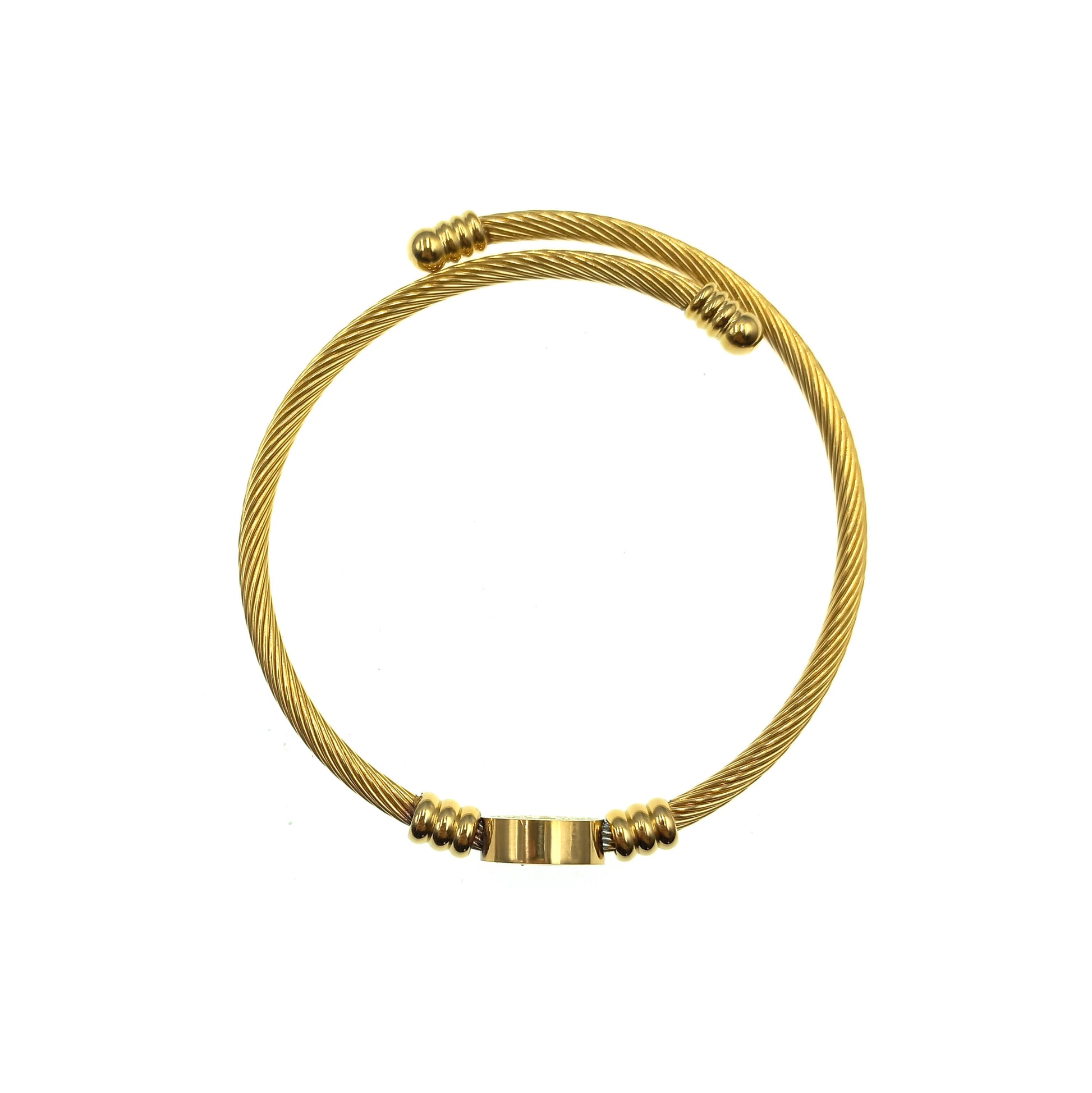 Pulsera San Benito Dorado.