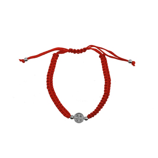 pulsera san benito hilo rojo
